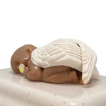 Infant Angel With Pacifier Brown Baby Urn - Boy, Girl Or Unknown Sex