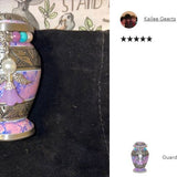 Princess Angel Pewter Keepsake Urn - Love Charms™ Option