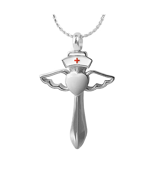 Nurse Angel Jewelry Ash Urn - Love Charms™ Option