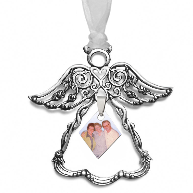 Angel Ornament Diamond Photo - Love Charms® Option