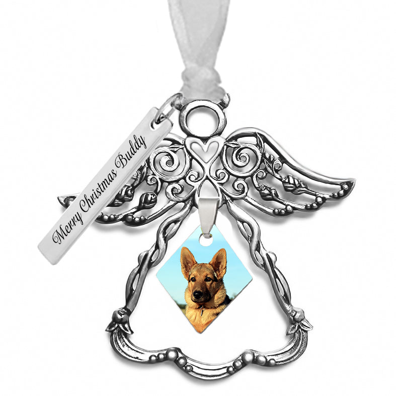 Angel Ornament Diamond Photo - Love Charms® Option
