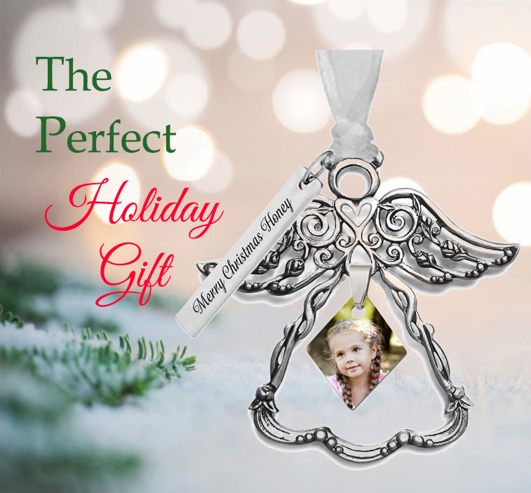 Angel Ornament Diamond Photo - Love Charms® Option
