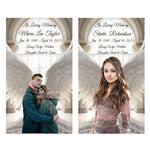 Angel Wings Photo Cremation Urn Candle Included Adult Urn