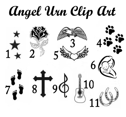 Medium, Youth or Pet Wings of an Angel Pink Hearts Urn - Pro Laser Engraving