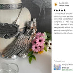 Wings of an Angel White Adult Urn - Pro Laser Engraving - Burial Vault Option