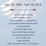 Wing Poem Urn