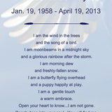 Wing Poem Urn