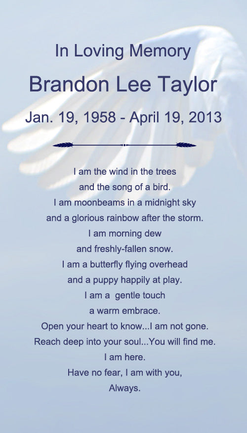 Wing Poem Urn