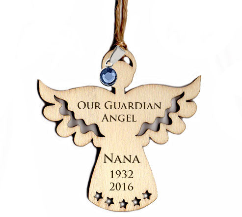 Angel Birthstone Ornament
