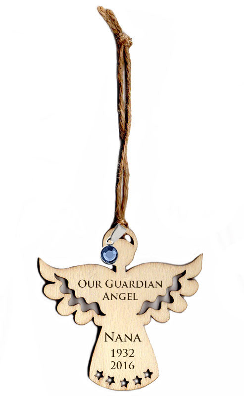 Angel Birthstone Ornament