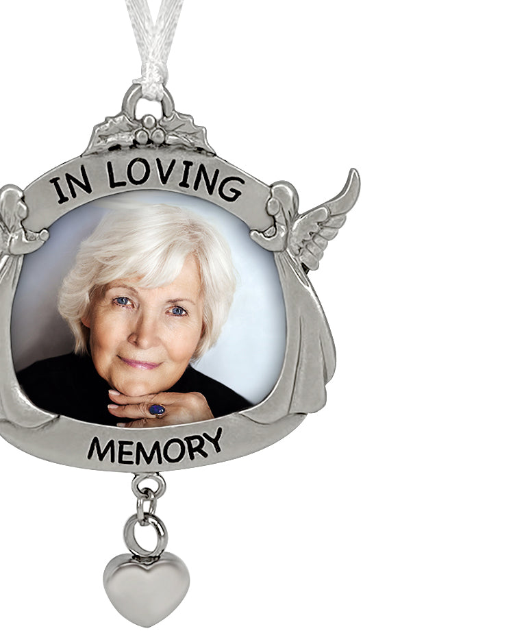 Angels ~ In Loving Memory Heart Ornament Urn