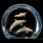 Aquatic Ballet Lucite Art Cremation Urn