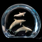 Aquatic Ballet Lucite Art Cremation Urn