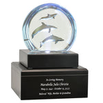 Aquatic Ballet Lucite Art Cremation Urn