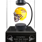Football Cremation Urn & Arizona State University Hover Helmet Décor