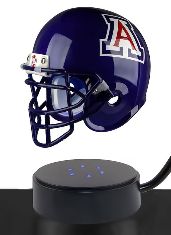 Football Cremation Urn & University of Arizona Hover Helmet Décor