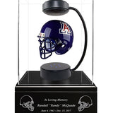 Football Cremation Urn & University of Arizona Hover Helmet Décor
