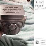 Noah's Ark Baby Pewter Urn