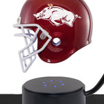 Football Cremation Urn & University of Arkansas Hover Helmet Décor