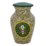US Army Camouflage Mini Urn - Love Charms® Option
