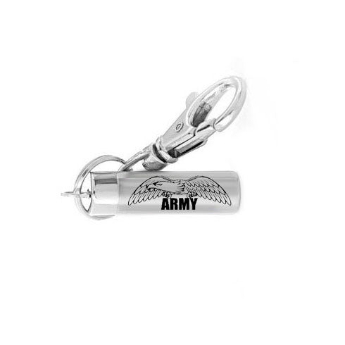 ARMY Cylinder Eagle Keychain Urn