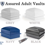 United States Air Force Cultured Marble Niche Cremation Urn - 12 Color Choices - Vault Option