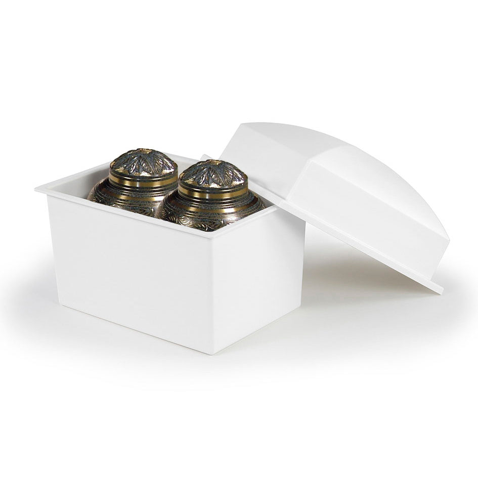Assured Double Urn Vault - Grey or White