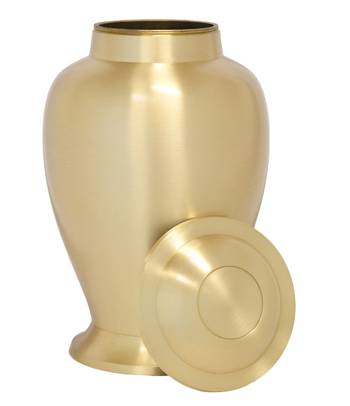Star Of David Brass Cremation Urn