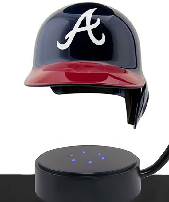 Baseball Cremation Urn & Atlanta Braves Hover Helmet Décor