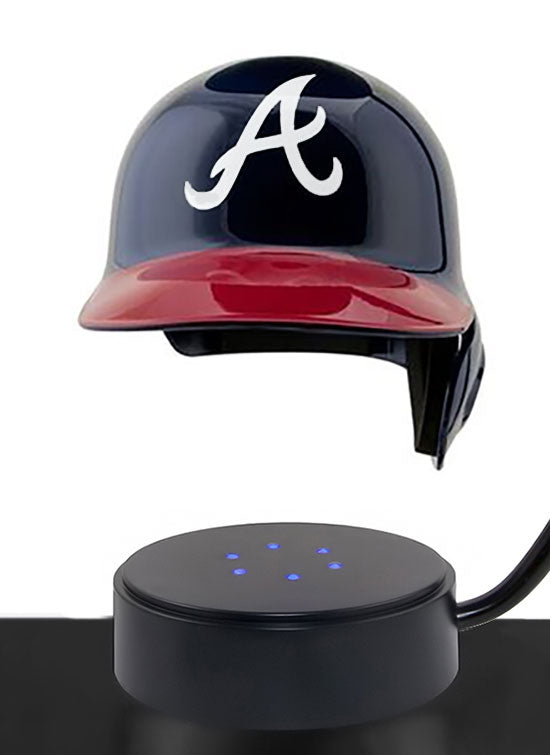 Baseball Cremation Urn & Atlanta Braves Hover Helmet Décor