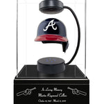 Baseball Cremation Urn & Atlanta Braves Hover Helmet Décor