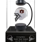 Football Cremation Urn & Auburn University Hover Helmet Décor