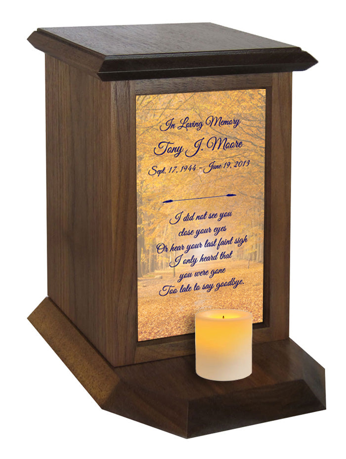 Autumn Trees Poem Urn