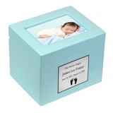 Precious Angel Photo Blue Urn