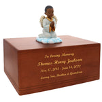 Praying Angel Boy Child Urn