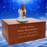 Praying Angel Boy Child Urn
