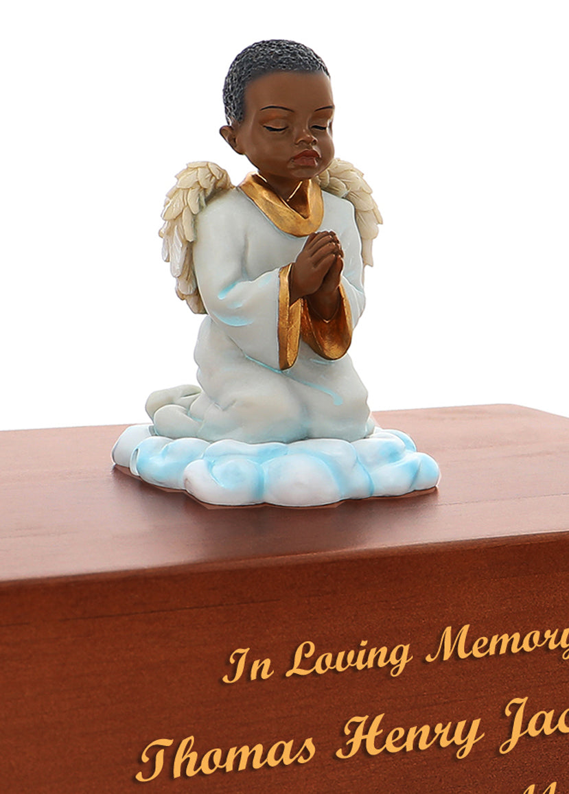 Praying Angel Boy Child Urn