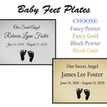 Precious Angel Photo Blue Urn