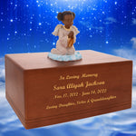 Praying Angel Girl Child Urn