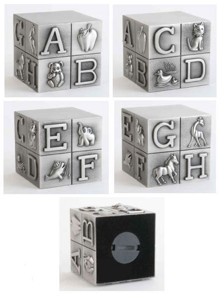 Nursery Block Pewter Urn Sides
