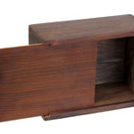 Little Boy Wood Floral Urn