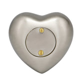 Footprints Brass Heart Keepsake Urn - Stand Option
