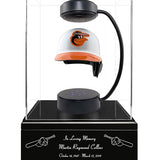 Baseball Cremation Urn & Baltimore Orioles Hover Helmet Décor