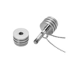 Bar Bells Cremation Jewelry Urn