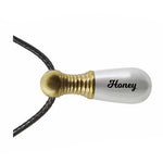 Baseball Bat Golden Cremation Jewelry - Birthstone Option