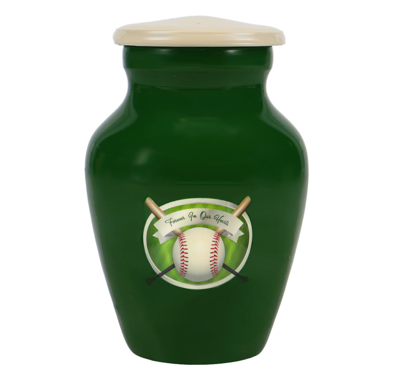 Baseball - Forever In Our Hearts Mini Urn - Love Charms™ Option