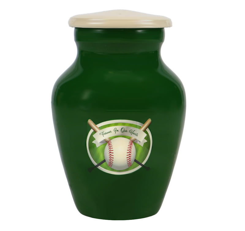 Baseball - Forever In Our Hearts Mini Urn - Love Charms™ Option