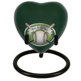 Baseball - Forever In Our Hearts Keepsake Urn - Stand Option