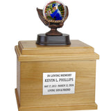 Photo Baseball Mitt Adult or Youth Cremation Urn - Free Engraved Pewter Plate