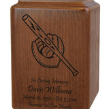 Baseball Glove & Bat Urn